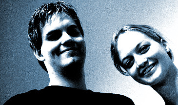 Hoch motiviertes Kollegenpaar