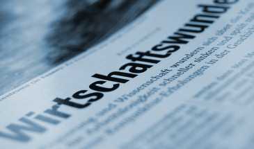 Schlagzeile vom Wirtschaftswunder