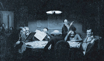 "Das Lesekabinett" von Johann Peter Hasenclever